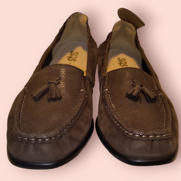 SAS Slip On Comfort Hope Loafers in Brown Turf Size 7.5 M (MSRP $169!) - Picture 8 of 16